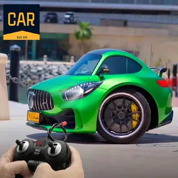 

Rc car 360 rotating drift tipping bucket lights sound impact charging electric double wheel stunt model color box
