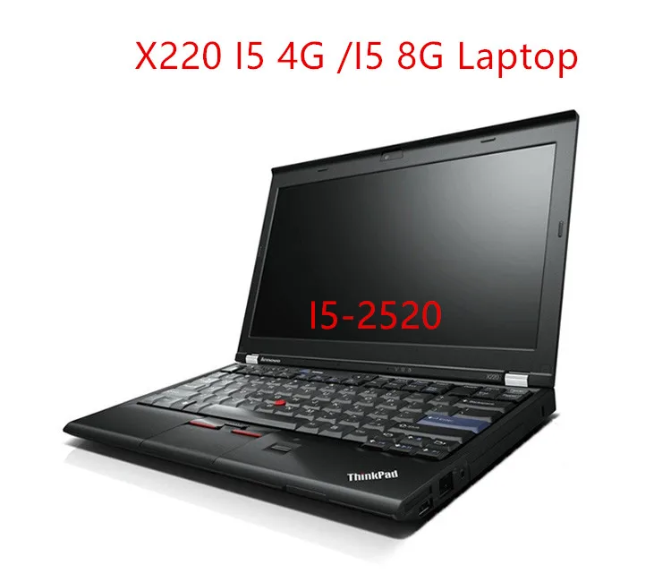 ThinkPad Lenovo X220 ноутбук 12 дюймов экран I5 2250 4g/8g для Star C3/C4/C5/C6 Icom A2 следующий alldata ois программного обеспечения