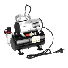 KKmoon распылитель воздушный компрессор с баком 1/6 поршень HP Аэрограф компрессор безмасляный тихий насос высокого давления Татуировка маникюр