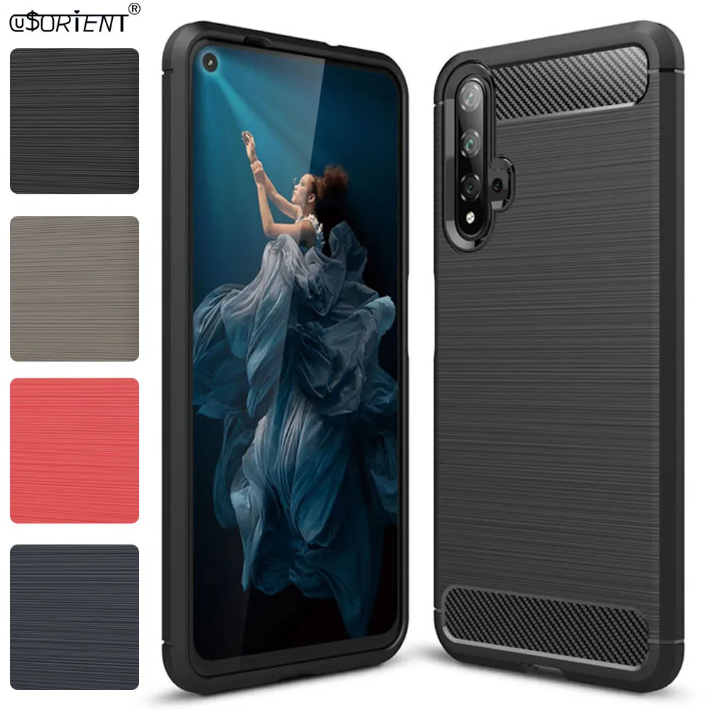 Мягкий силиконовый матовый чехол для Huawei Nova 5 T бампер с матовой текстурой T5 YAL L61A