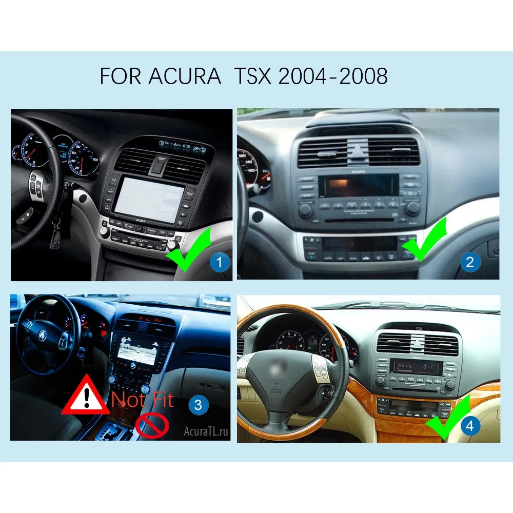  10.1inch Android 8.1 RAM2G ROM32G radio for Acura TSX for honda inspire UC1 2003-2007 Quad core 102
