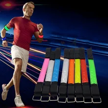 Грелка для рук велосипедный Пояс Светодиодный нарукавник светодиодный безопасный спортивный светоотражающий ремень-строп защелкивающийся нарукавник