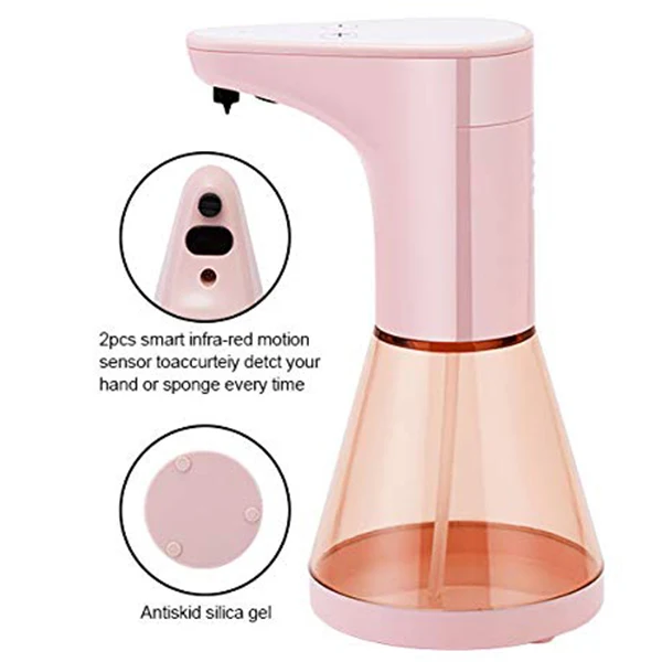 

High Capacity Automatic Soap Dispenser,Touch-Free Motion Sensor Liquid Dish Soap Dispenser Transparent Abs Soap Dispenser For Ki