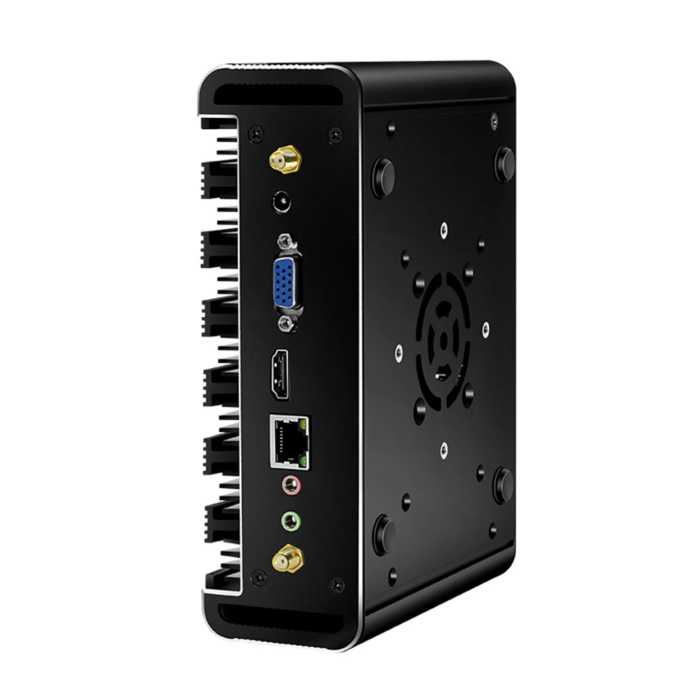 XCY Мини ПК Intel Core i7 7500U i5 7200U i3 7100U DDR3L Оперативная память mSATA SSD HDMI VGA 6xusb