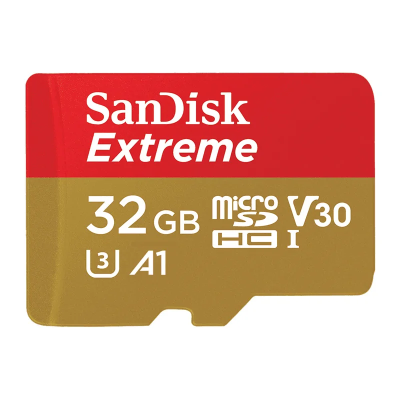 Sandisk Original Memory Card Extreme Micro SD Card A2 A1 V30 U3 Flash Card 64GB 32GB TF Card 128GB Memory Microsd For Free Ship camera memory card Memory Cards