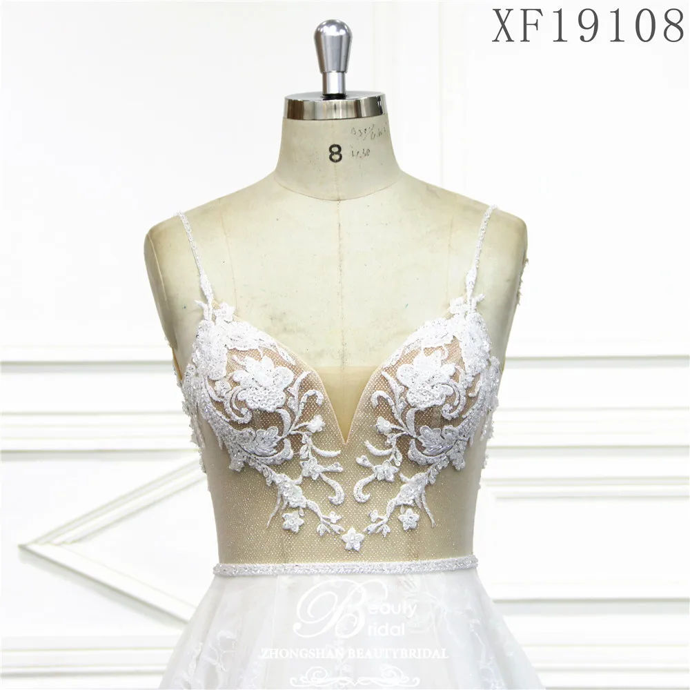 Robe De Mariage 2019 свадебное платье es Vestidos De Novia Русалка милое под заказ с кружевными аппликациями свадебное платье XF16072