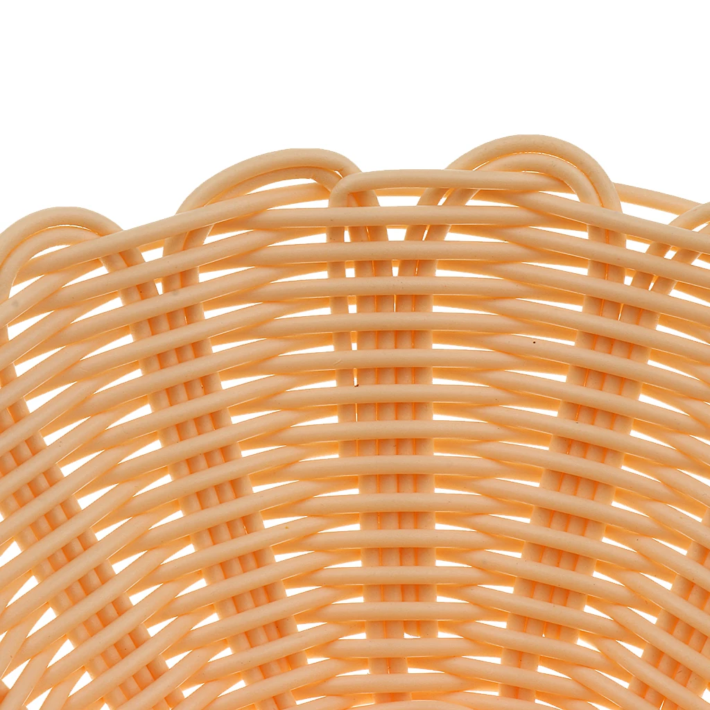 Food Snacks Basket For Chip Fries & Burger Woven Serving Basket