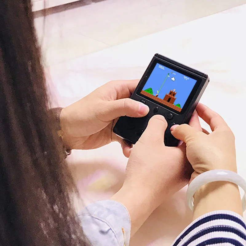 Ретро портативная мини портативная игровая консоль 8-Bit 3,0 дюймов цветной lcd Детский Цветной игровой плеер встроенный 168 игр