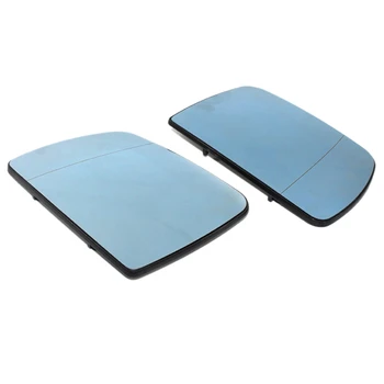 

2Pcs Car Left and Right Wing Door Mirror Glass Lens Heating Anti-Glare for Bmw X5 E53 1999-2006