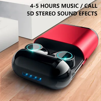 

Willkey S7 Bluetooth Headphones TWS True Wireless Earphone Touch Control Stereo Bass Headset with Mic for Mobile Phones Earbuds