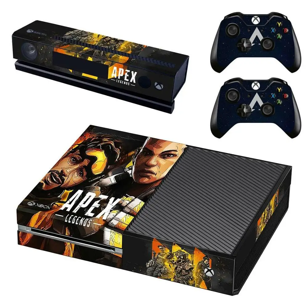 GSTM2586 APEX Legends, наклейка для игры, полное покрытие, для Xbox One, консоли и Kinect, 2 контроллера для Xbox One, наклейка для кожи - Цвет: GSTM2586