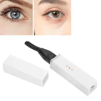 

Eyelash Curler Electric Heated Eyelash Curler Long-lasting 3 Temperature Electric Eyelash Curler for Women Heated Eyelash