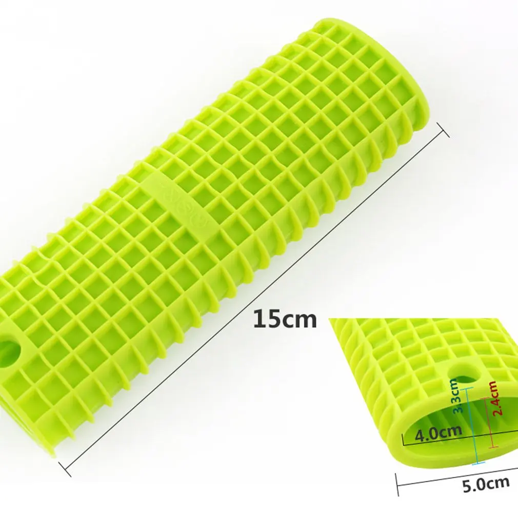 Silicone Pot Pan Handle Saucepan Holder Sleeve Slip Cover Grip Kitchen Cookware Parts Heat Resistant Insulation Mitts