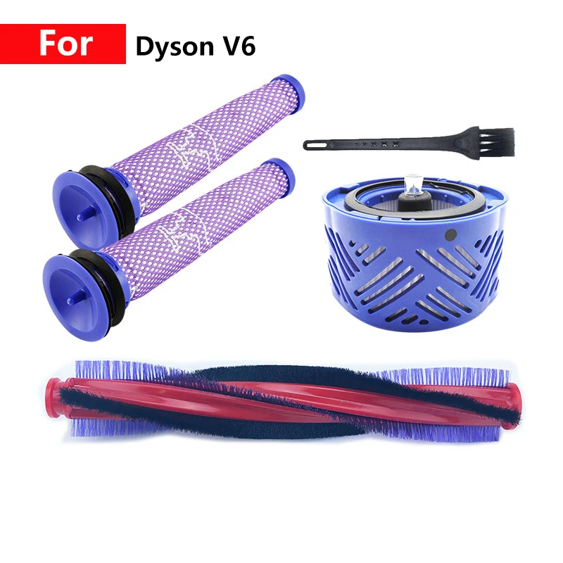 

Replacement home Robot vacuum cleaner spare parts accessories Household Main brush front back hepa filter element for dsyon v6