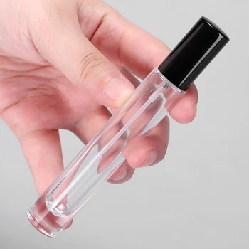 

Portable Mini Glass Refillable Perfume Bottle With Atomizer Empty Cosmetic Containers With Sprayer For Travel 1 PC