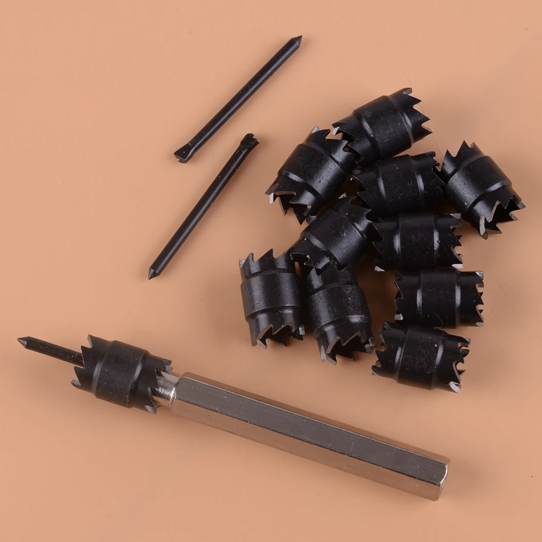 

LETAOSK 13pcs Universal 3/8"Double Sided Rotary Spot Weld Cutter Drill Bit Remover Welder Cut Kits