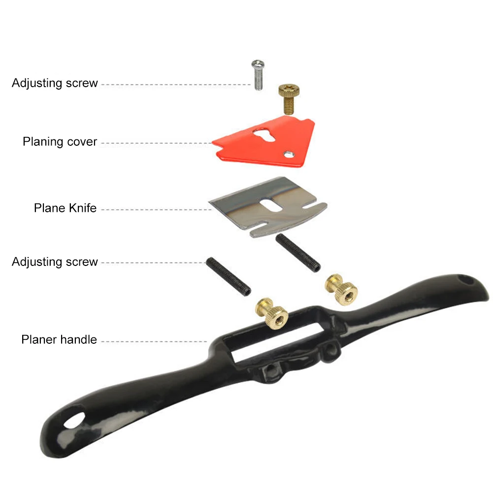 9inch Wood Cutting Edge Trimming Tool Woodworking Mini Wood Trimming Plane Hand Planer Push Cast Carpenter Cutting Edge Tools woodworking tools
