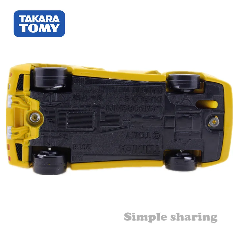 Takara Tomy Tomica Premium № 15 Lamborghini Диабло SV желтая 1/62 металлическая модель автомобиля