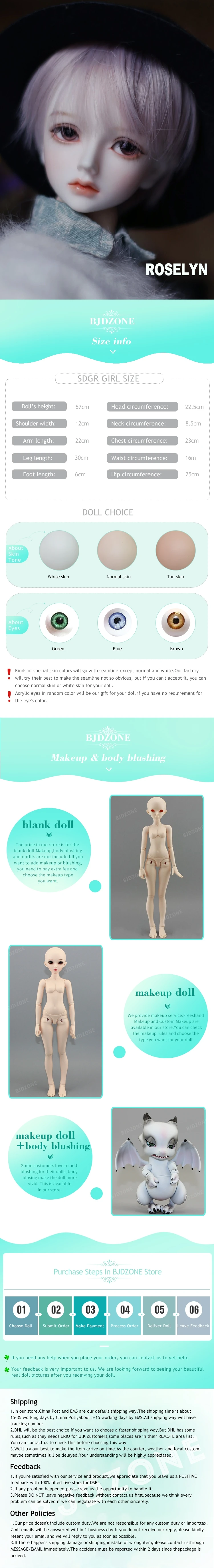 BJD кукла красивая девочка Roselyn красивый мальчик 1/3 Размер BJDZONE высокое качество смолы игрушки подарок на день рождения Рождественский подарок