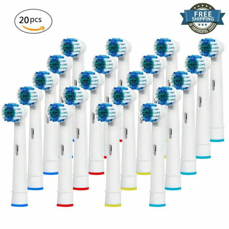 

20pcs/4pcs Replacement Toothbrush Heads Electric Brush Fit for Oral B Braun Models Power Triumph Precision Clean