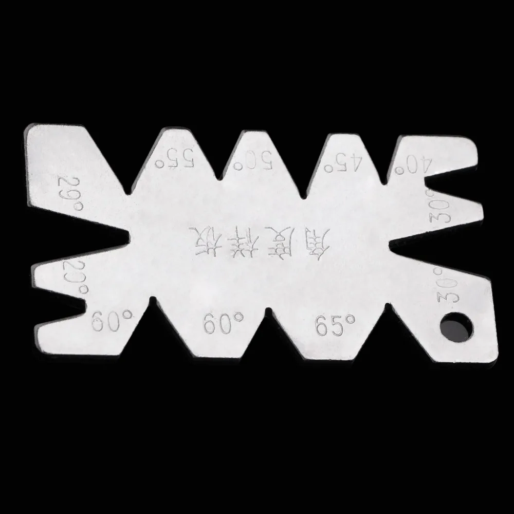 

Screw Thread Cutting Angle Gage Gauge Measuring Model Tool Stainless Steel Measture Tools