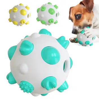 

Elasticity Pet Dog Toy Interactive Dog Chew Toy For DOg Tooth Cleaning Ball Food Dispenser Extra-tough TPR Ball Grinding Toy
