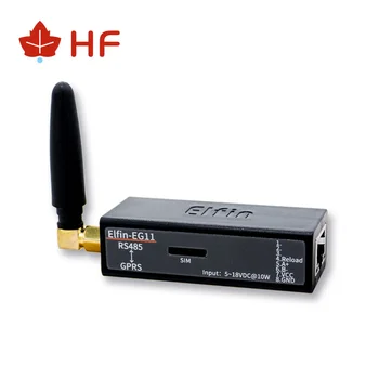 

HF Elfin-EG11 Serial Port Device Connect to Network Modbus TPC IP Function RJ45 RS485 to GSM GPRS Serial Server