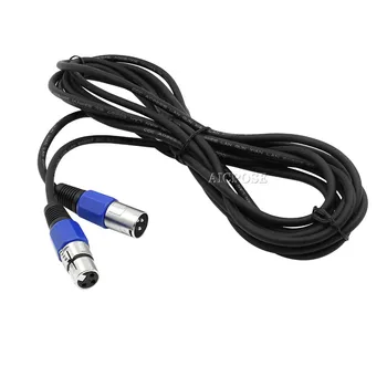3-PIN DMX signal line, (1M-5M,6M,7M,8M,9M,10M,15M,20M) LED PAR stage lights dmx cable dj equipment 100% new 1