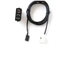 USB AUX in розетка проводов для BMW E60 E63 E64 E65 E66 E81 E82 E87 E88 E70 E90 E91 E92