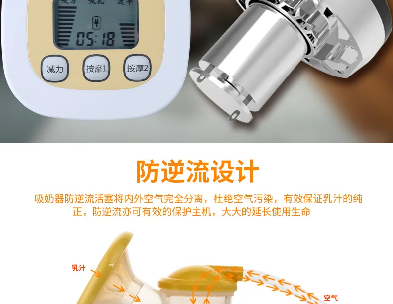 Молокоотсос электрическое всасывание большой немой автоматический молочный доильный насос безболезненный послеродовой неручной