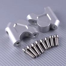 DWCX 2 шт. руль мотоцикла стояк Крепление зажим натяжитель кронштейн алюминиевый подходит для BMW R1200GS LC ADV Rallye R1250GS 1G13(K50