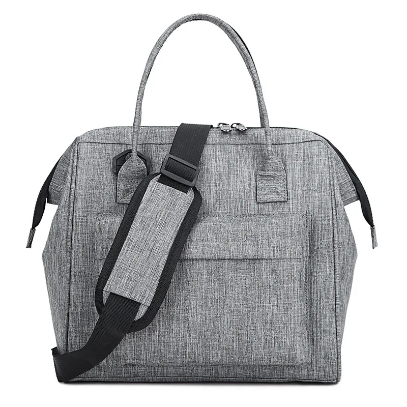 

ABSS-Oxford Cloth Large Capacity Lunch Bag Insulated Lunch Box Keeping Cooler Bag Picnic Travel Thermal Food Bag Tote