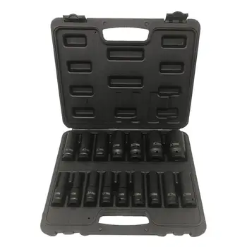

16pcs Extended Explosion Proof Pneumatic Socket Sets Car Repairing Tool Kit Auto Car Repail Tools Kit With Storage Box Set