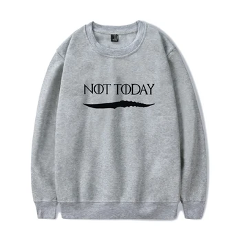 

Explosive Aikooki New Arya Stark-Not Today sweatshirt Men/Women round neck Loose men's Sweatshirts Casual streetwear Not Today s