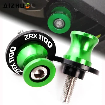 

10MM CNC Motorcycle Swingarm Slider Spools Stand Screw FOR KAWASAKI ZRX1100 ZRX1200 ZRX 1100 1200 1999-2007 2006 2005 04