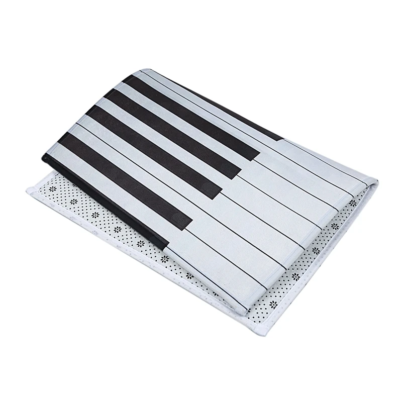 Piano Keys Mat Notes Pattern Home Door Floor Mats Animal Stone Tree Waterproof Colored Beating Rugs Kitchen Home Decor Crafts 40