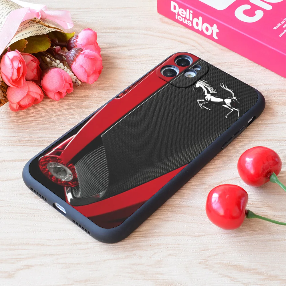 Мягкий матовый чехол для iPhone Ferrari 458 Italia | Мобильные телефоны и аксессуары