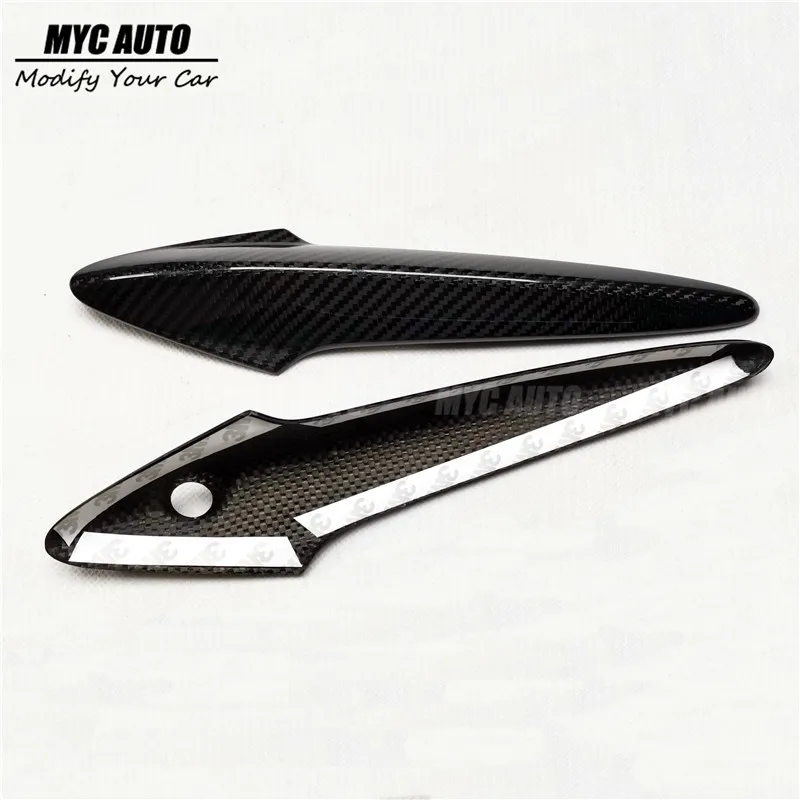 Для Honda Civic FN FK FN2 типа R углеродное волокно наружные дверные ручки крышки Накладка 2006 2007 2008 2009 2010 2011 евро Civic только в том случае