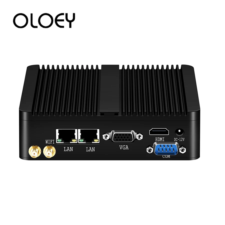 Мини ПК без вентилятора Intel Celeron j1900 Win Windows 10 7 Linux тонкий клиент Minipc Pfsense Micro 2Lan Порт ТВ настольные компьютеры|Мини ПК| | АлиЭкспресс