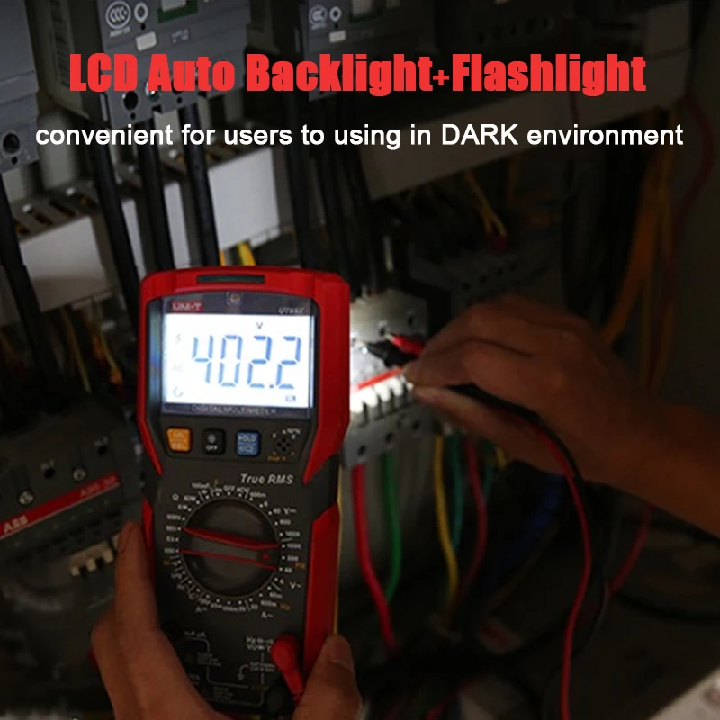 UNI-T UT89X UT89XD True RMS Professional Digital Multimeter Tester NCV 20A Current AC DC Voltmeter Capacitance Resistance Tester