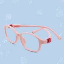 AIMISUV 2020 квадратные модные унисекс TR90 гибкие ультралегкие очки в оправе, детские оптические прозрачные силиконовые очки для мальчиков и дево...