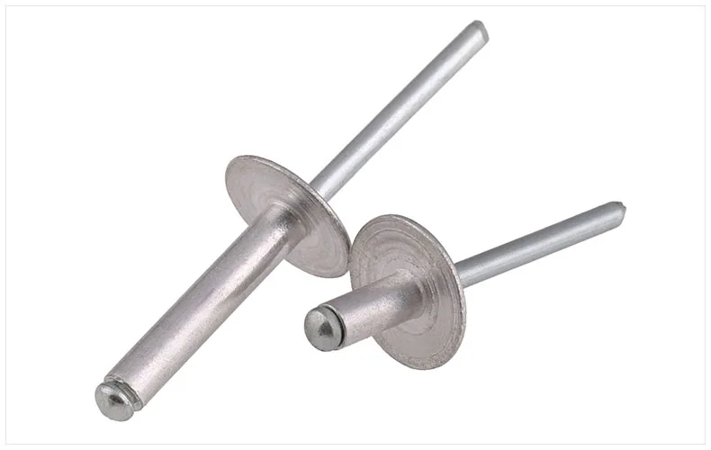 Large Cap Open End Aluminum Blind Rivets blind Rivet pull Cap  Rivets Blind Rivet with Flat Round Head  split Brivets GB