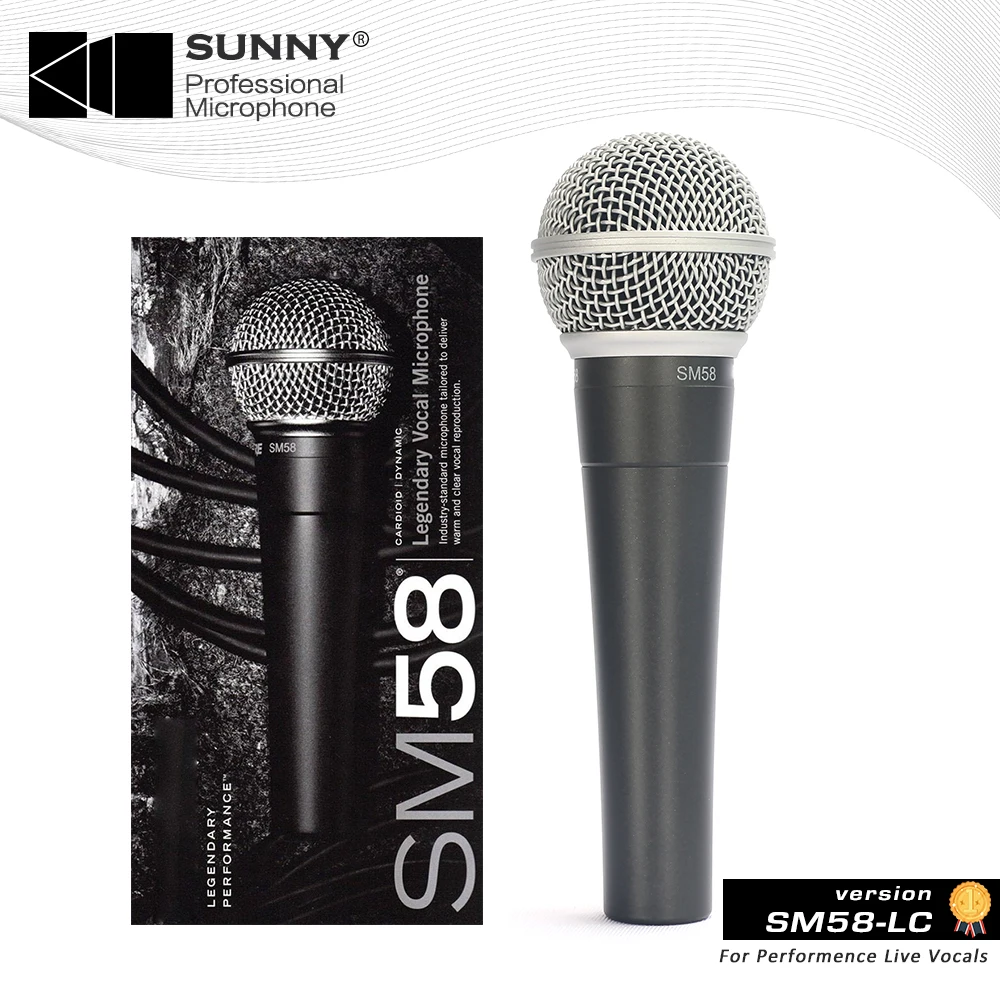 Бесплатная доставка высокое качество shure SM58S SM58-LC SM 58 профессиональный