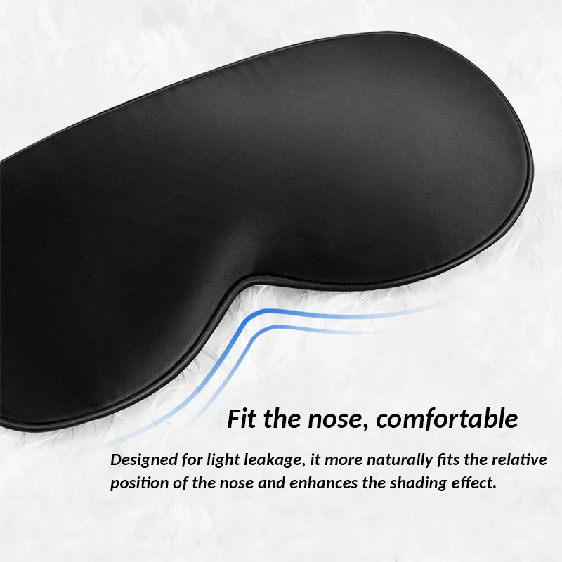 100% натуральная шелковая маска для сна повязка на глаза супергладкая сна|Сон и