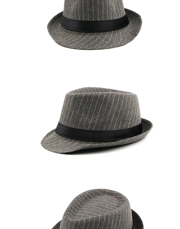 burgundy fedora hat Classics Autumn 2021 Winter Short Brim Felt Fedoras Hat Men Black panama Vintage top sombrero trilby mens hats gentleman fedora green fedora