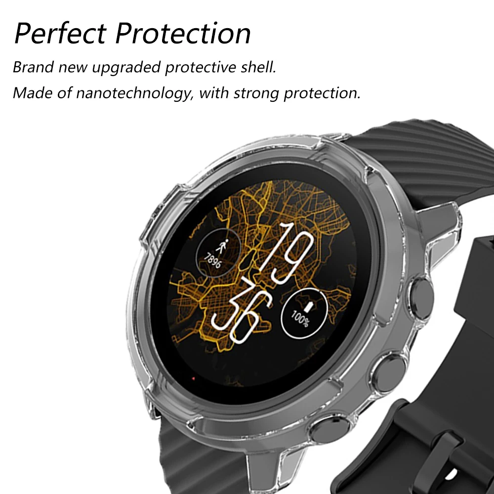 Protective Case For Suunto 7 Gps Sports High Quality Tpu Cover Slim Smart  Watch Bumper Shell For Suunto7 Smartwatch - Smart Accessories - AliExpress