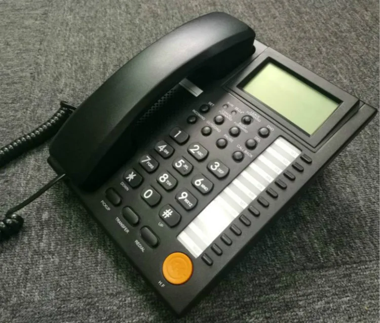 Высококачественный офисный телефонный набор/черный АОН/АТС/атс Бизнес телефон