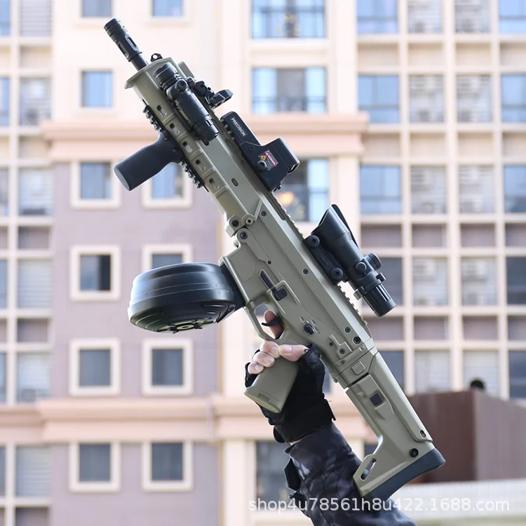 

Combined E Chicken ACR Water Gun Electric Firing Jedi Adult Survival Battle Suction Crystal Play Rob Children Toy Gun