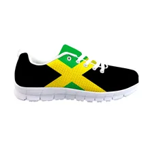 Causal Jamaica Flags Printed Women Summer Running Shoes Flats Mesh Sneakers Breathable Lightweight Outdoor Ladies Sports Shoes Causal Jamaica Flags Printed Women Summer Running Shoes Flats Mesh Sneakers Breathable Lightweight Outdoor Ladies Sports Shoes