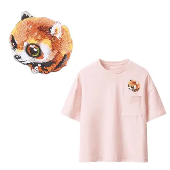 

Animal cartoon food Heat Transfer Patches For Stripe Clothes Patch A-level Washable Iron On Applique DIY Clothing Sticker